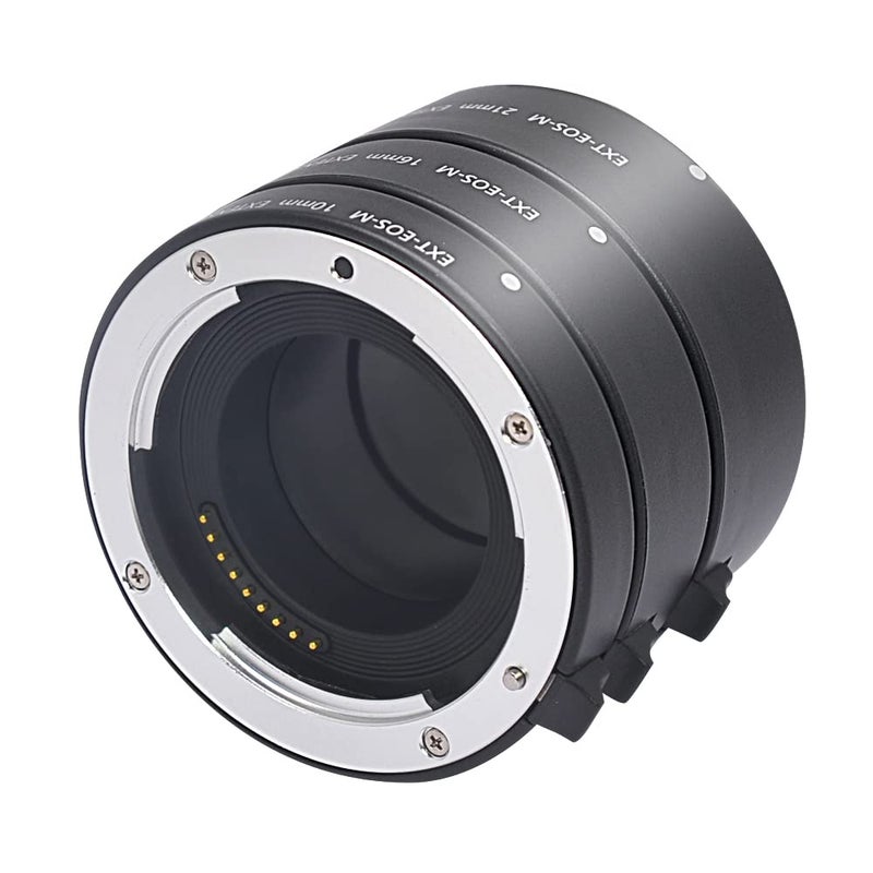 Mcoplus Metal Auto Focus Macro Extension Tube Set for EOS EF-M Monut M6 M2 M3 M5 M50 M100 M200 Cameras - Image 5
